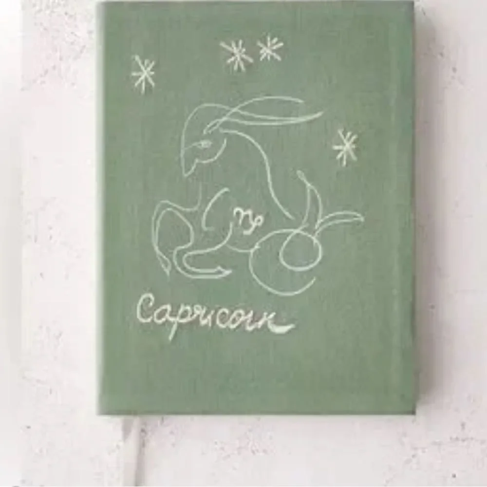 UO Embroidered Zodiac Notebook/Journal NWOT